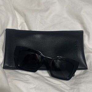 Anine Bing Black Square Sunglasses